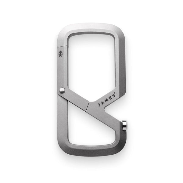 The James Brand | The Mehlville | Carabiner Keyring | Titanium