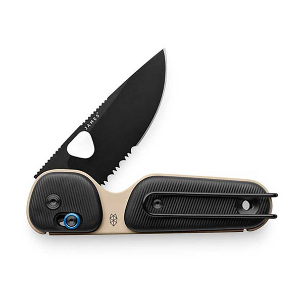 The James Brand | The Redstone | Serrated | Coyote Tan/Black