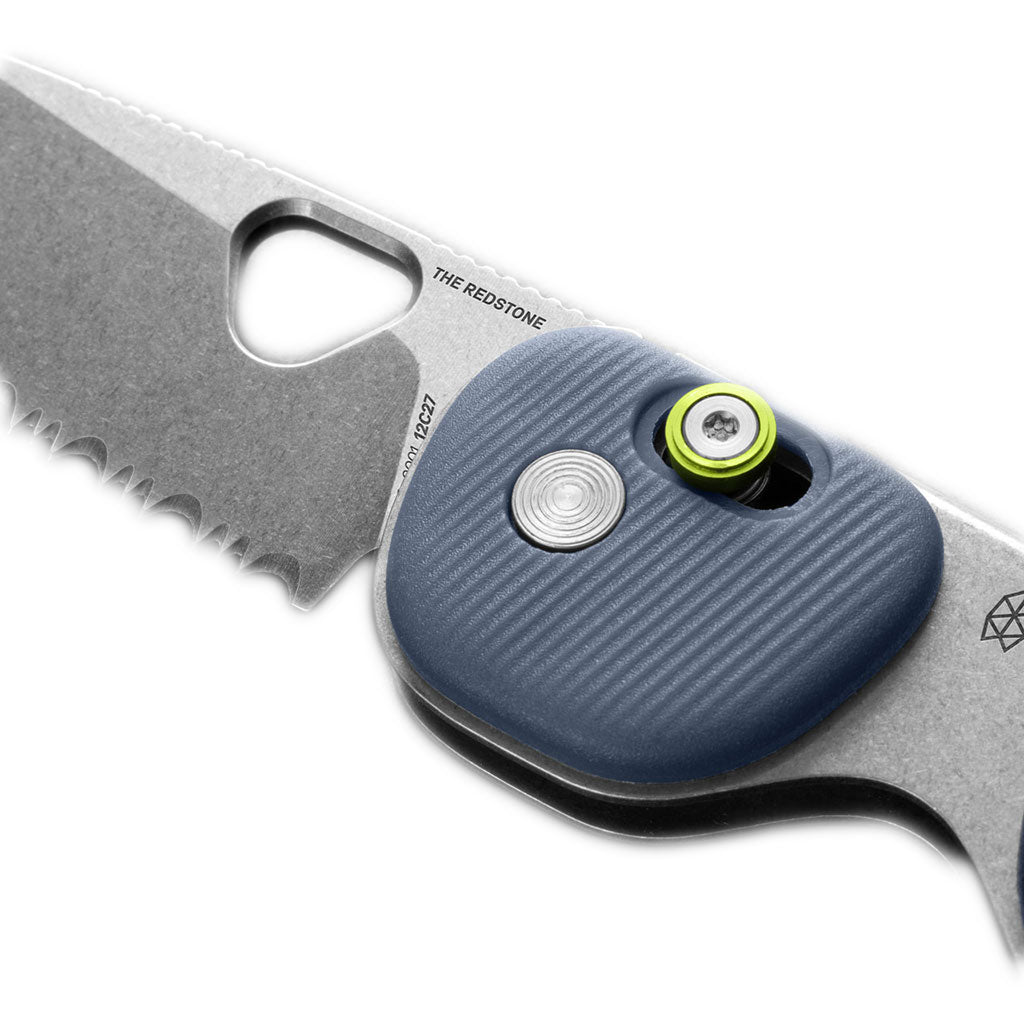 The Redstone | Stonewash The James Brand KN118254-01 Pocket Knives One Size / Tidal Blue