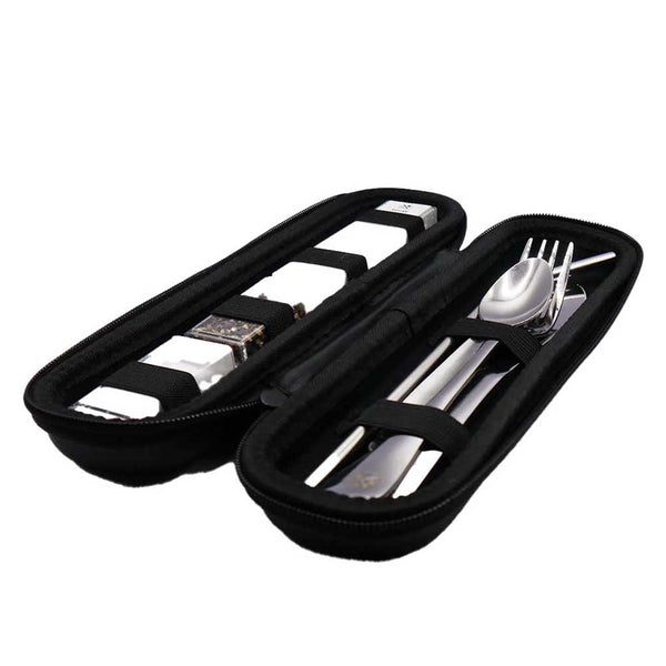 Pocket Kitchen The Nomads Kitchen TNK004 Cutlery Sets 380ml / Black