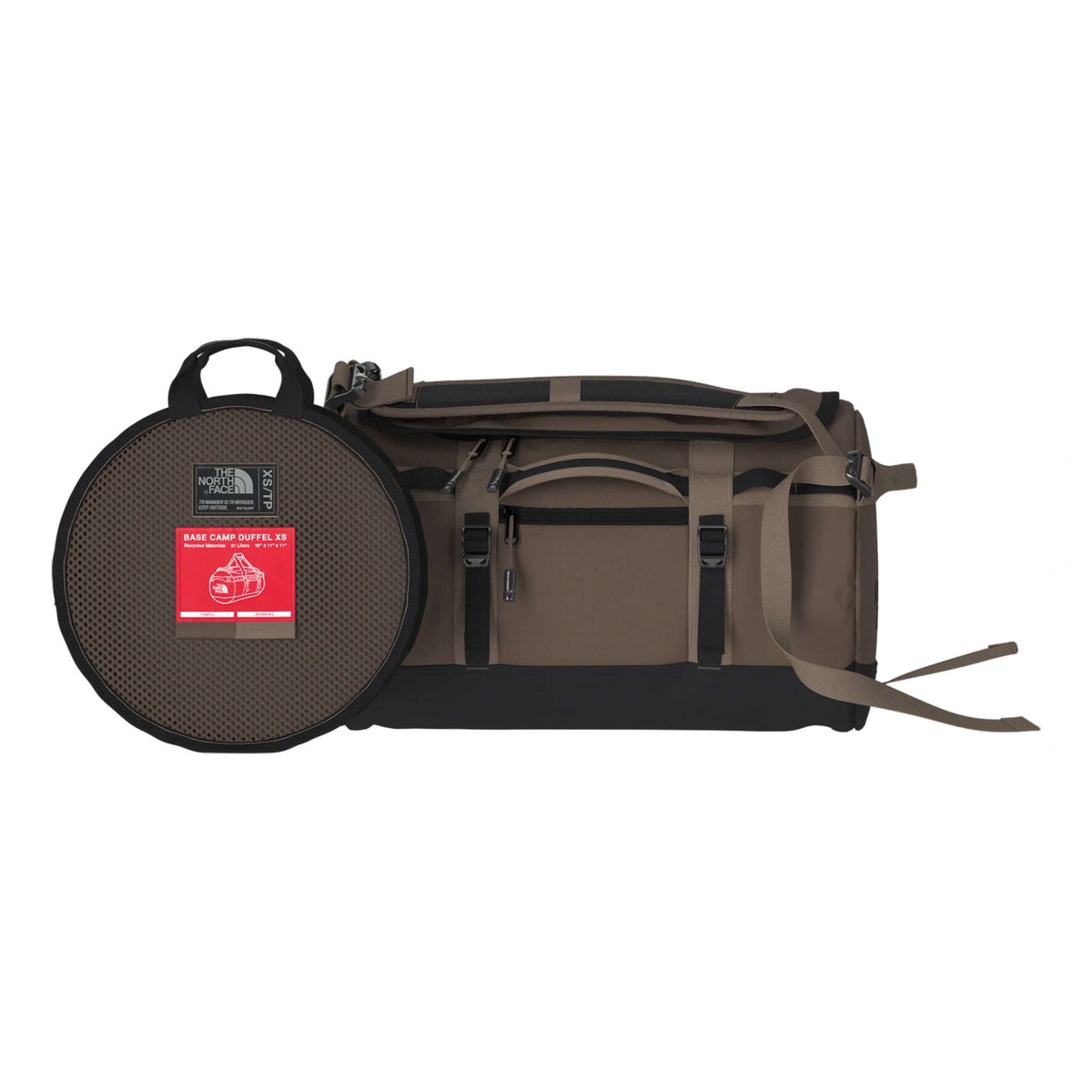 Base Camp Duffle - S The North Face NF0A52STXE7-OS Duffle Bags 50L / Smokey Brown/TNF Black/Garnet
