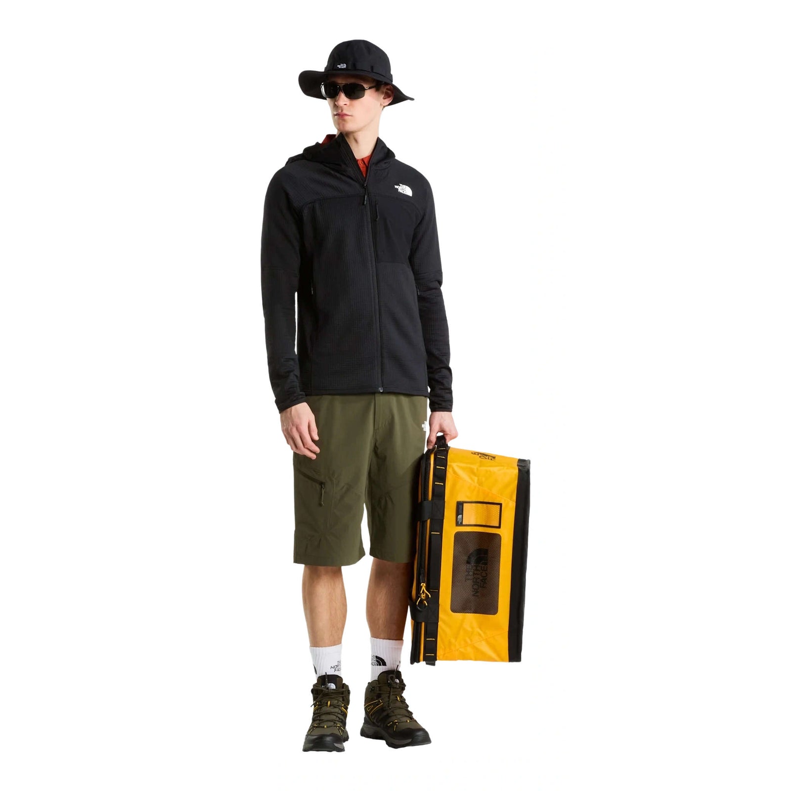 Base Camp Gear Box M The North Face NF0A81CD4WP-OS Camp Storage Boxes 65L / Summit Gold/TNF Black/NPF