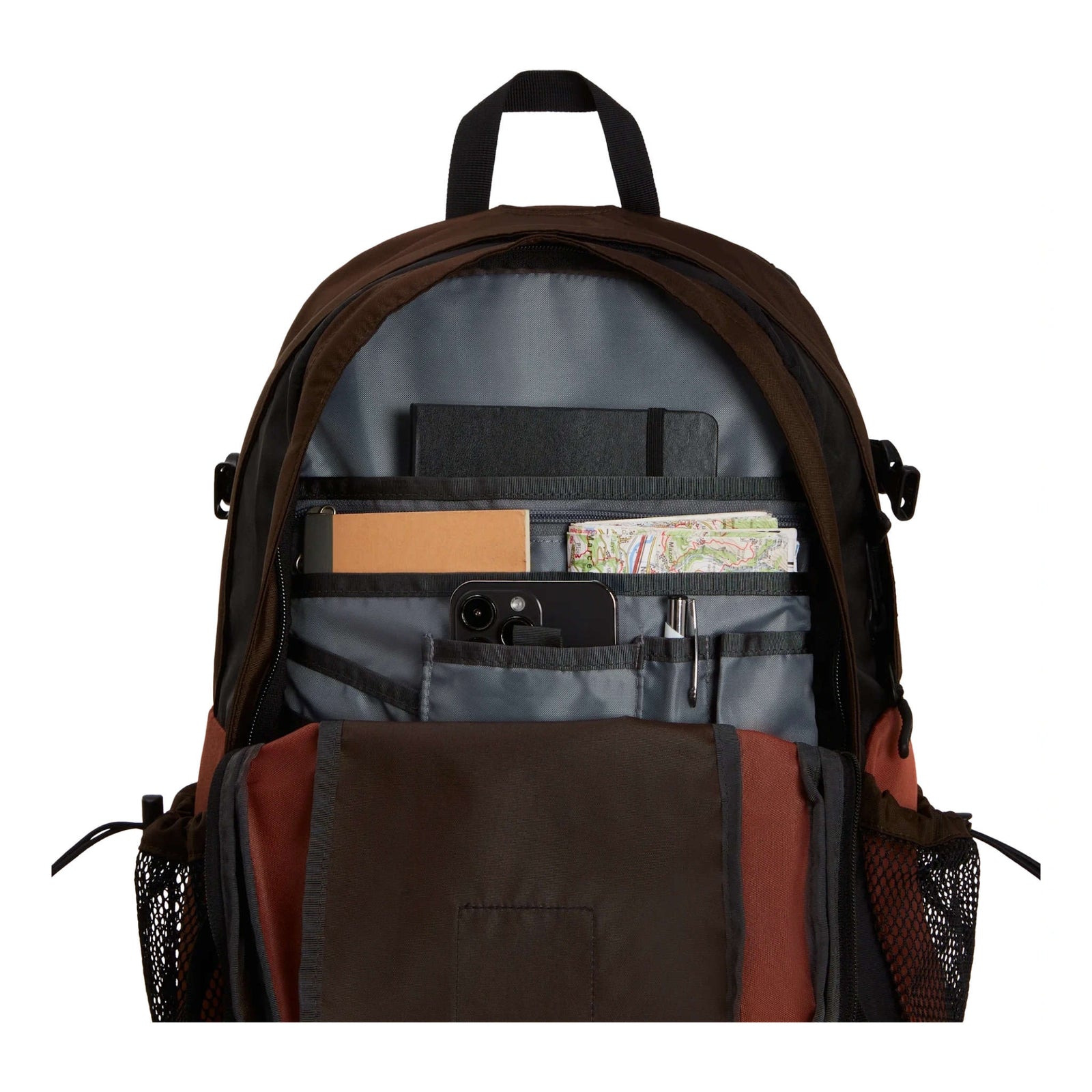 Hot Shot SE Backpack The North Face NF0A3KYJ929-OS Backpacks 30L / Dark Chestnut/Copper Silt/TNF Black