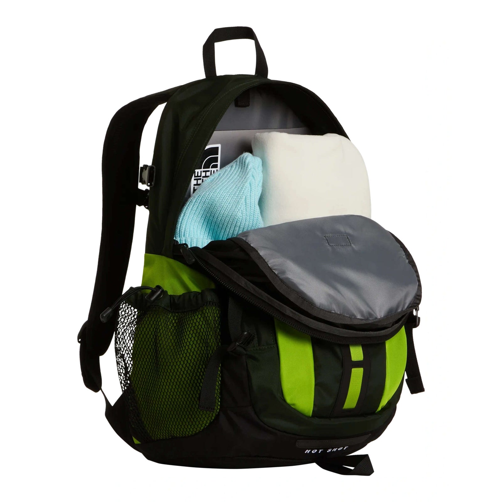 Hot Shot SE Backpack The North Face NF0A3KYJZ5K-OS Backpacks 30L / Sport Moss/Bottle Green/TNF Black