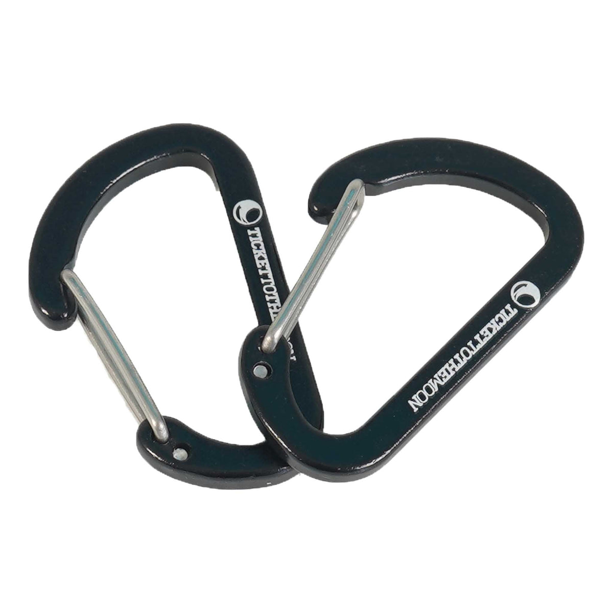 Aluminium Accessory Carabiners x8 Ticket To The Moon TMBINER03 Hammock Accessories One Size / Black