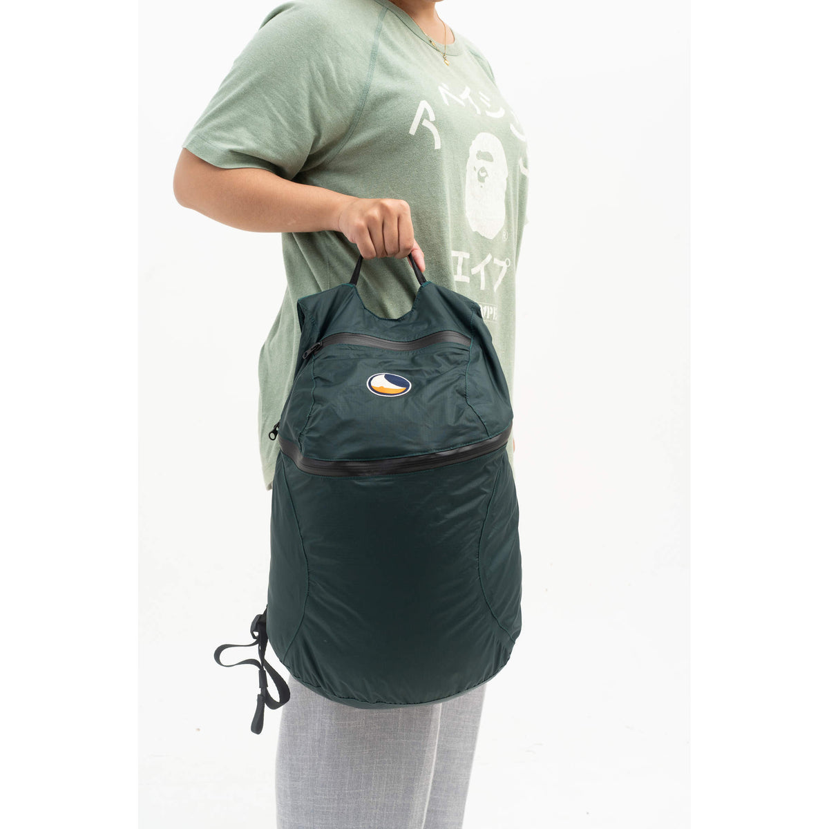 Backpack Plus | Water Resistant Ticket To The Moon TMPBPWR105 Backpacks 25L / Dark Green