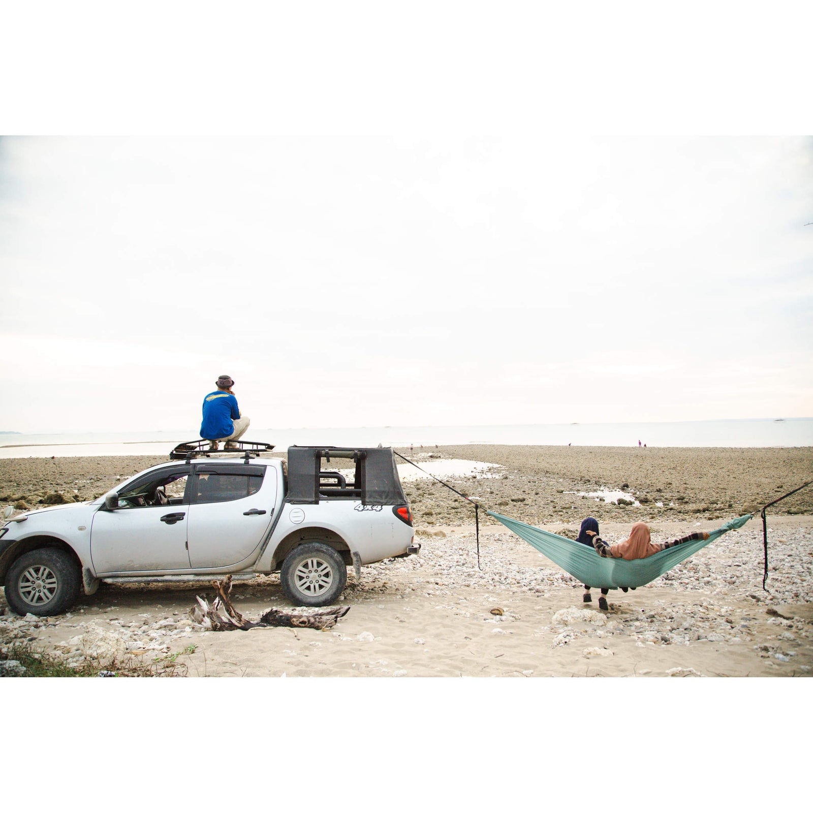 Compact Hammock Ticket To The Moon TMC89 Hammocks 320 x 155 cm / Petrol Green