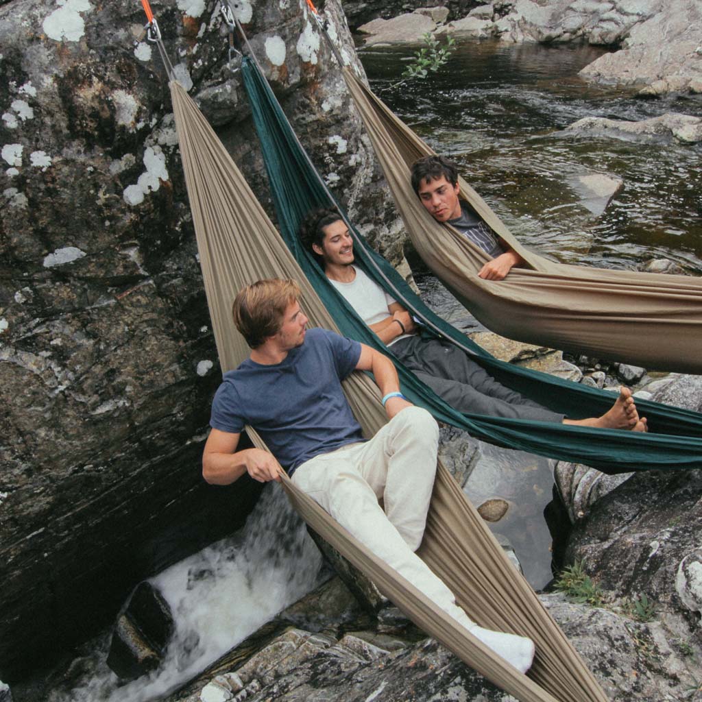 Compact Hammock Ticket To The Moon TMC08 Hammocks 320 x 155cm / Brown