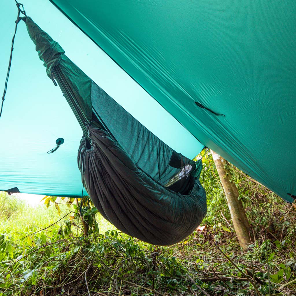 fullmoon tarp Ticket To The Moon | Fullmoon Tarp | Camping tarp | Dark Green