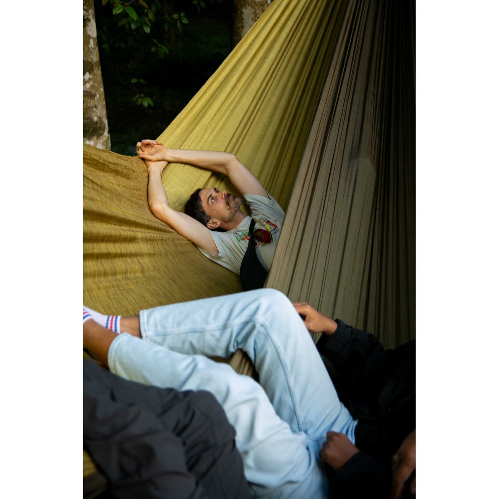 Mammock Hammock Ticket To The Moon TMM4323 Hammocks 800 x 450 cm / Olive Brown/Sparkling Gold