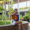 Mini Backpack Ticket To The Moon TMMBP3935 Backpacks 15L / Royal Blue/Orange