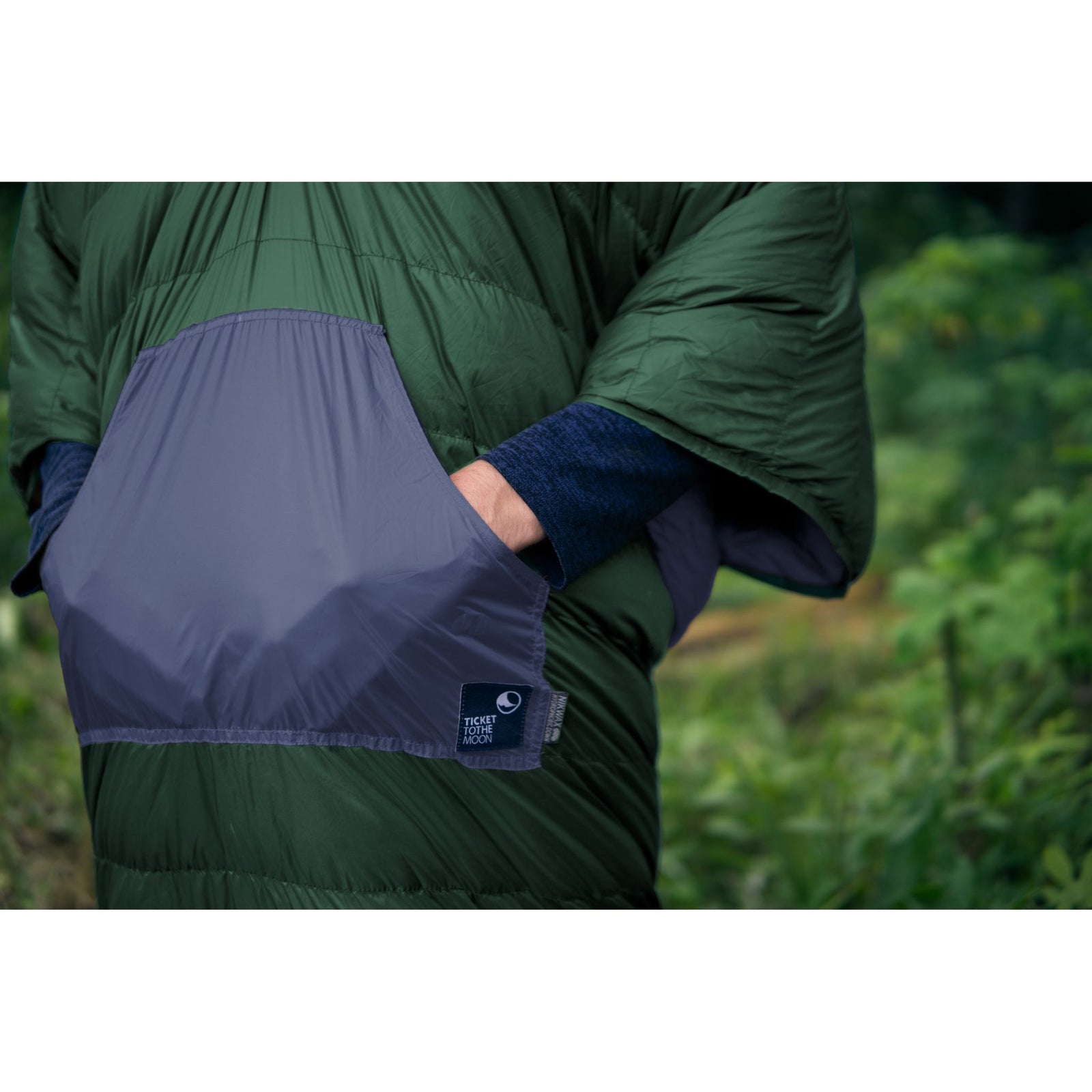 Moonblanket PRO 650 Ticket To The Moon TMBPRO651 Blankets One Size / Forest Green/Light Grey