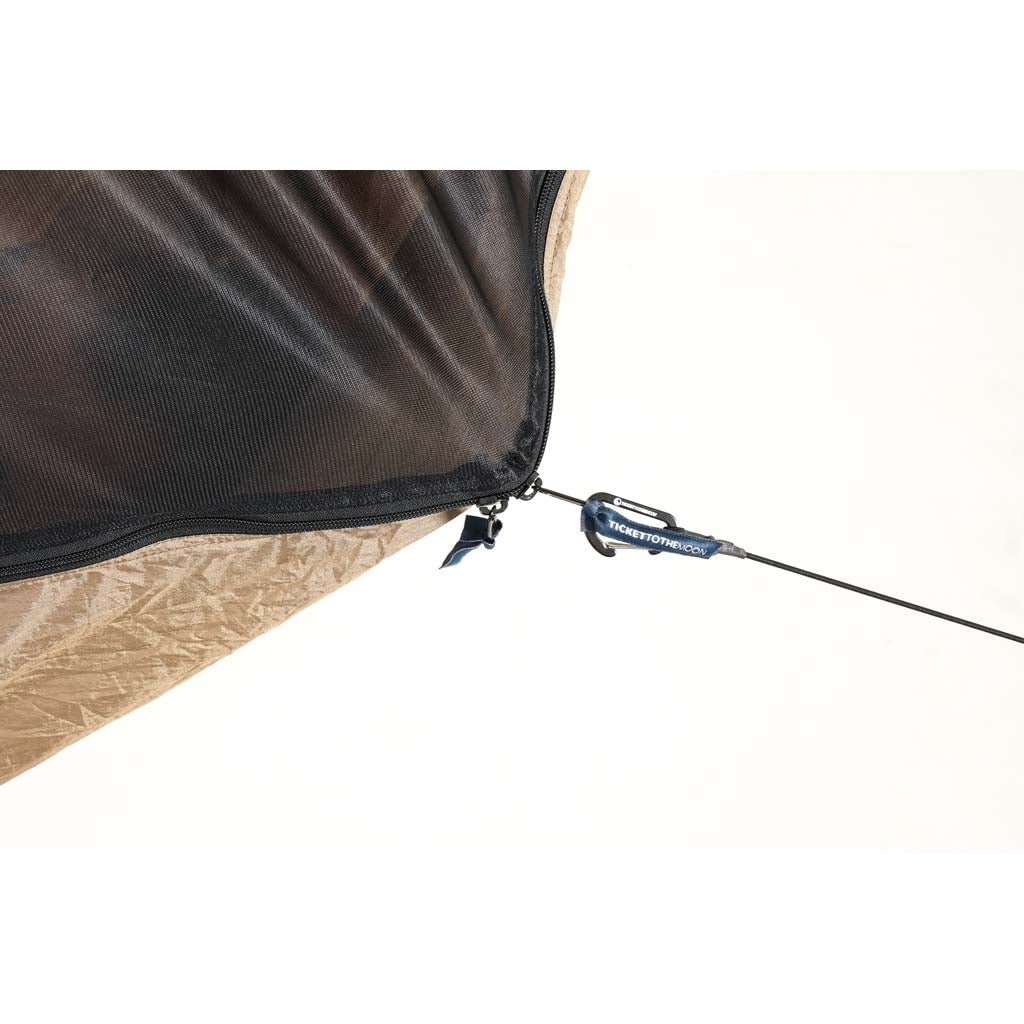 Pro Hammock Ticket To The Moon TMPRO0807 Hammocks 325 x 170cm / Brown/Black