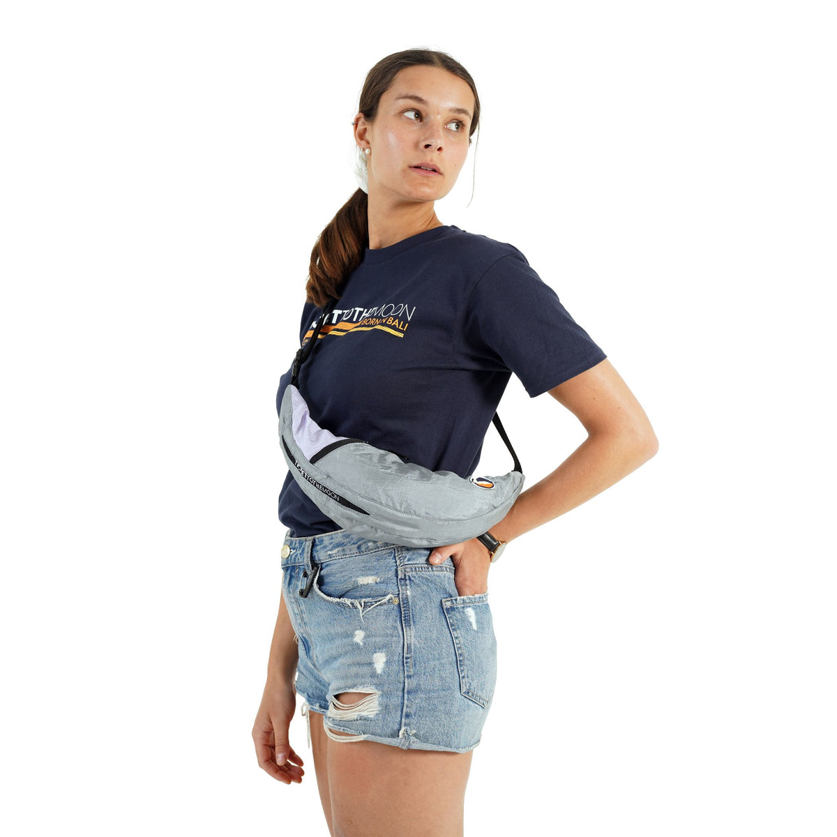 Sling Bag Original Ticket To The Moon TMSLB0219 Sling Bags One Size / Light Grey/Light Purple