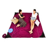 Travel Blanket Ticket To The Moon TMTB7887 Blankets 213 x 213 cm / Plum/Lavender