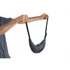 Upcycled Sling Bag Ticket To The Moon TMSLB0315 Sling Bags One Size / Dark Grey/Aqua