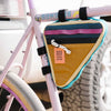 Frame Bike Bag Topo Designs 931209368000 Bike Bags One Size / Geode Green/Sea Pine