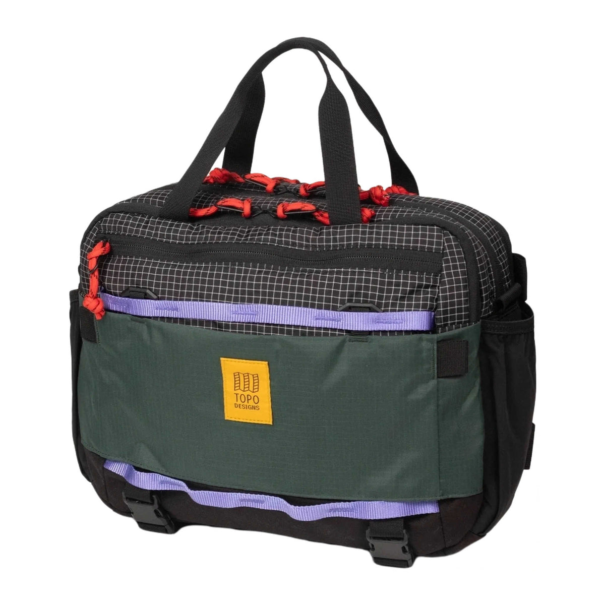 Mountain Cross Pack Topo Designs 932425524000 Sling Bags 17L / Grid/Very Peri