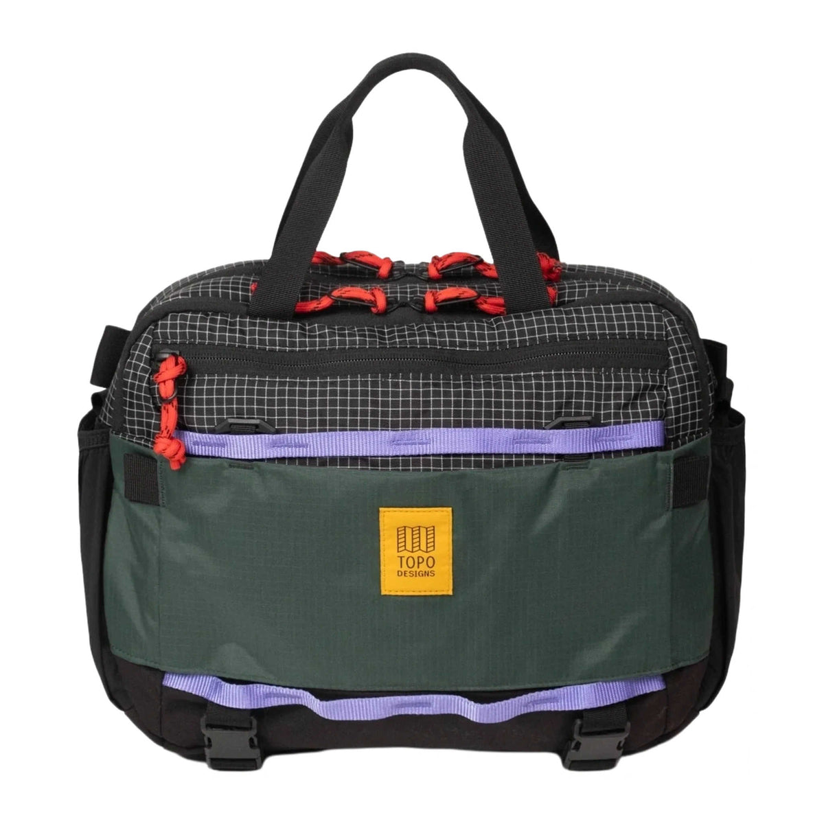 Mountain Cross Pack Topo Designs 932425524000 Sling Bags 17L / Grid/Very Peri