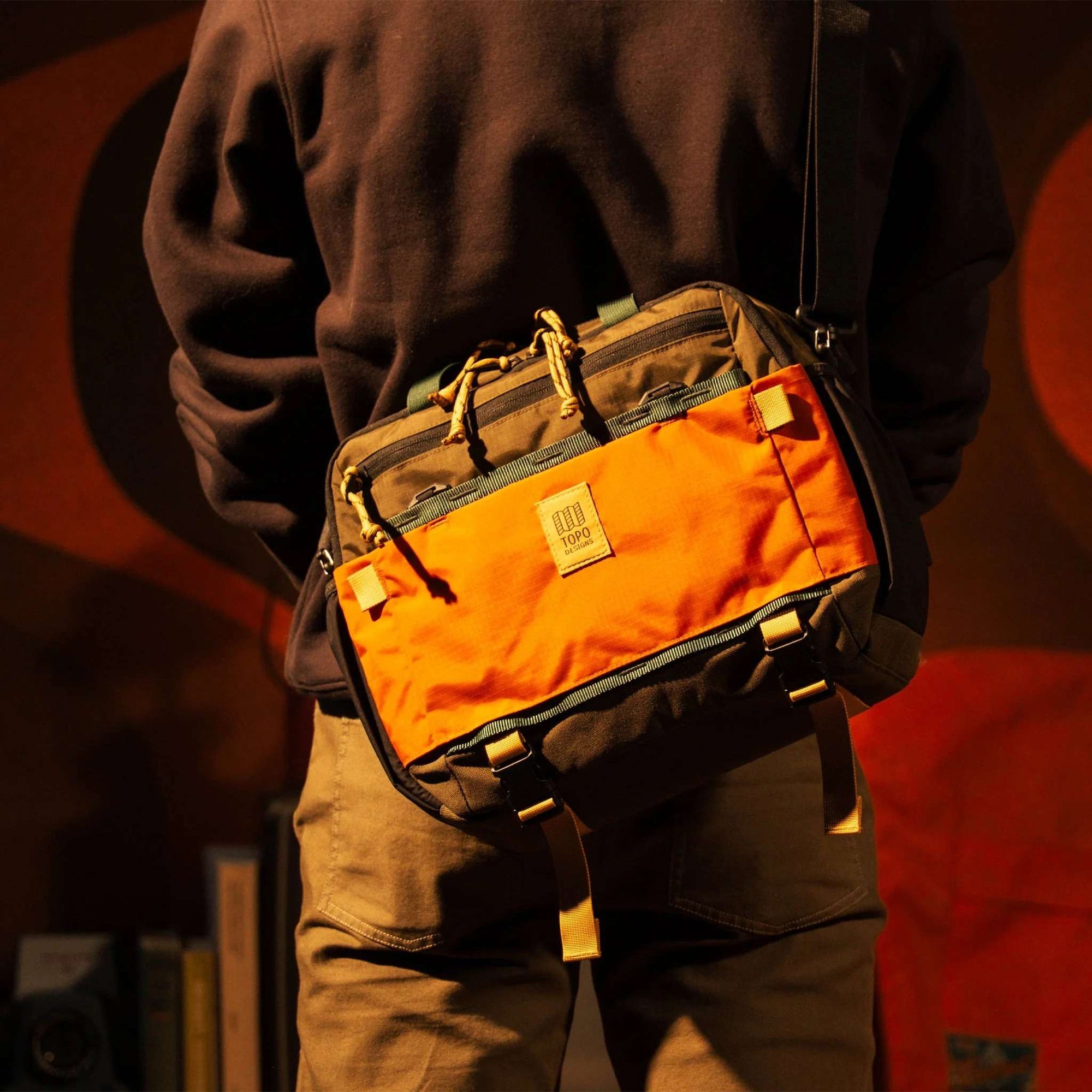 Topo Designs | Mountain Cross Pack | Waist Pack | Woodland