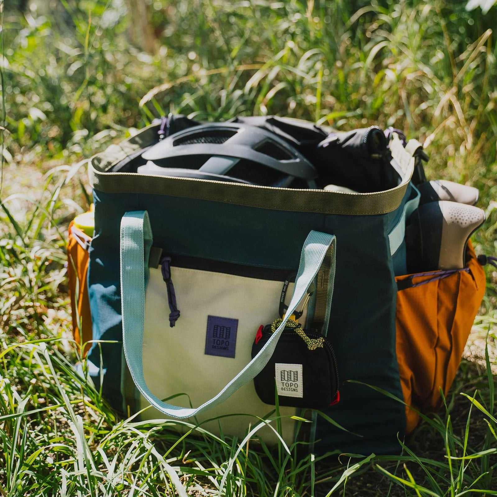 Mountain Gear Bag Topo Designs 932428523000 Duffle Bags 48L / Very Peri/Forest