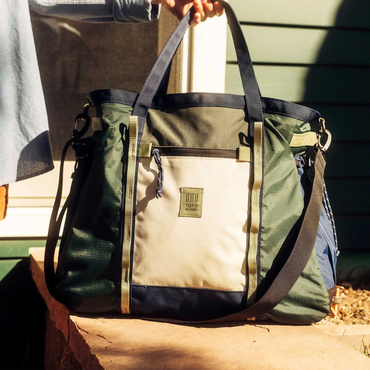 Mountain Gear Bag Topo Designs 932428523000 Duffle Bags 48L / Very Peri/Forest