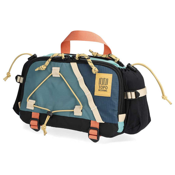 Mountain Hydro Hip Pack Topo Designs 941404368000 Sling Bags 4.4L / Geode Green/Sea Pine