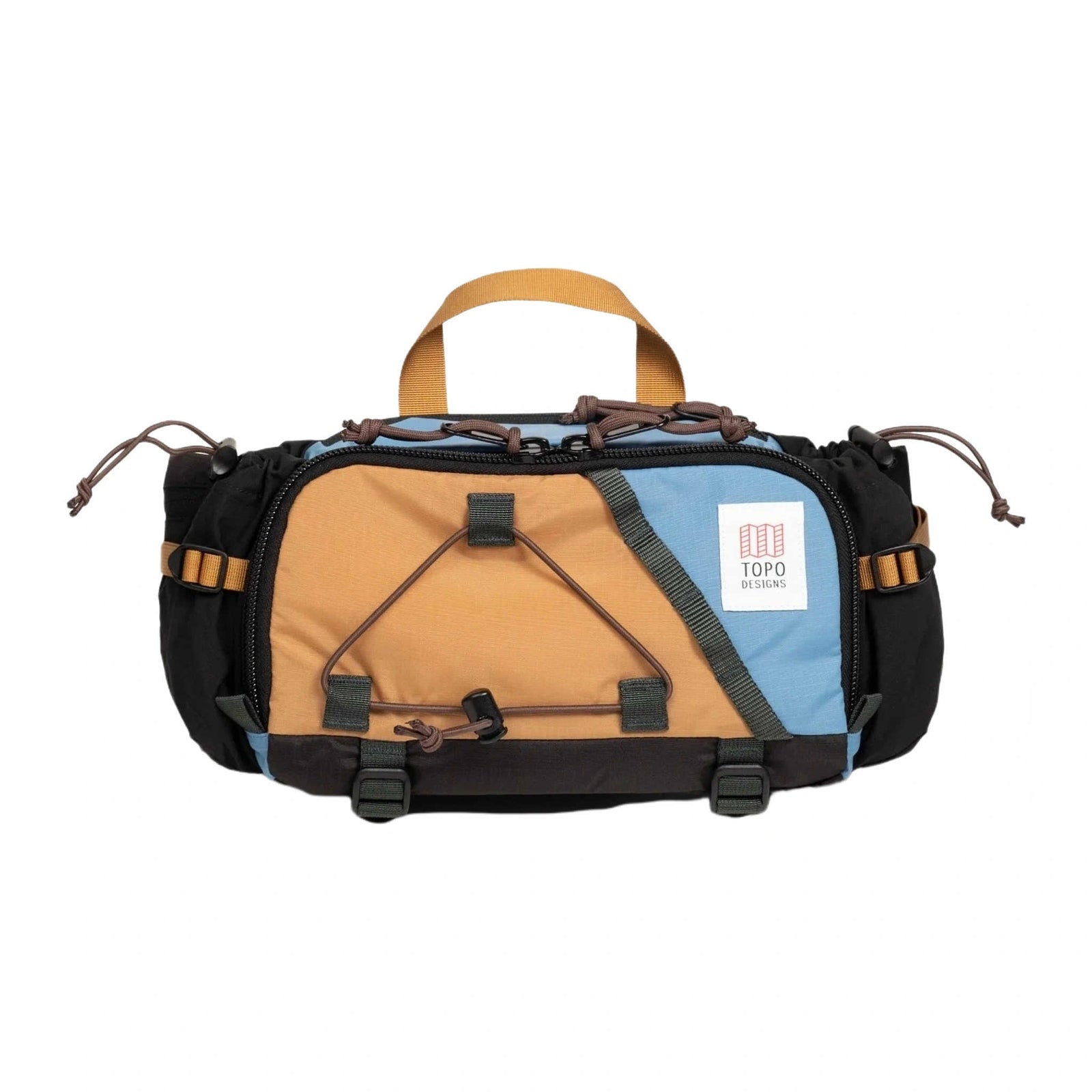 Mountain Hydro Hip Pack Topo Designs 932429450000 Sling Bags 4.4L / River Blue/Brown Oak