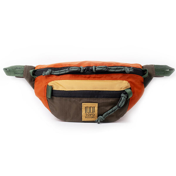 Mountain Waist Pack Topo Designs 932432908 Bumbags One Size / Woodland/Terracotta
