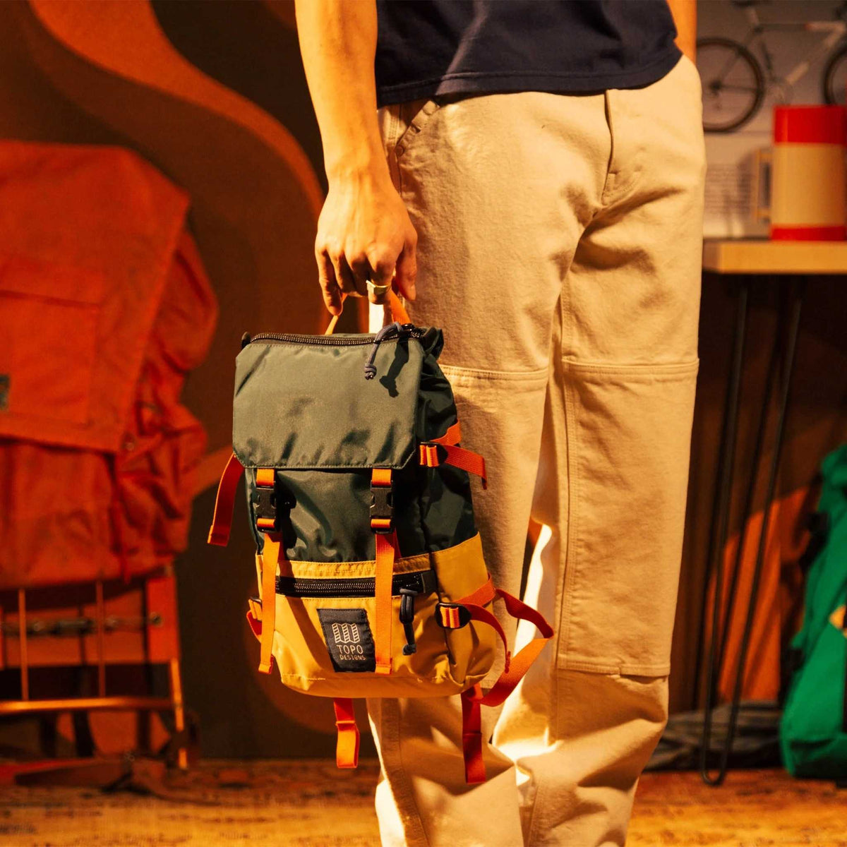 Rover Pack Mini Topo Designs 932439523000 Backpacks 10L / Very Peri/Forest