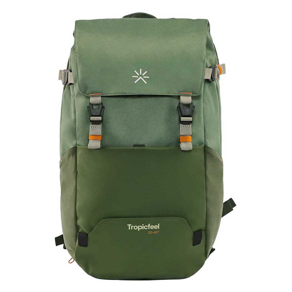 Tropicfeel | Shell 2.0 Backpack | Weekend Break Bag | Bronze Green ...