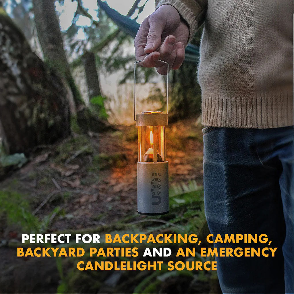 9 Hour Original Candle Lantern UCO Gear UCO23RED Lanterns One Size / Volcano Red