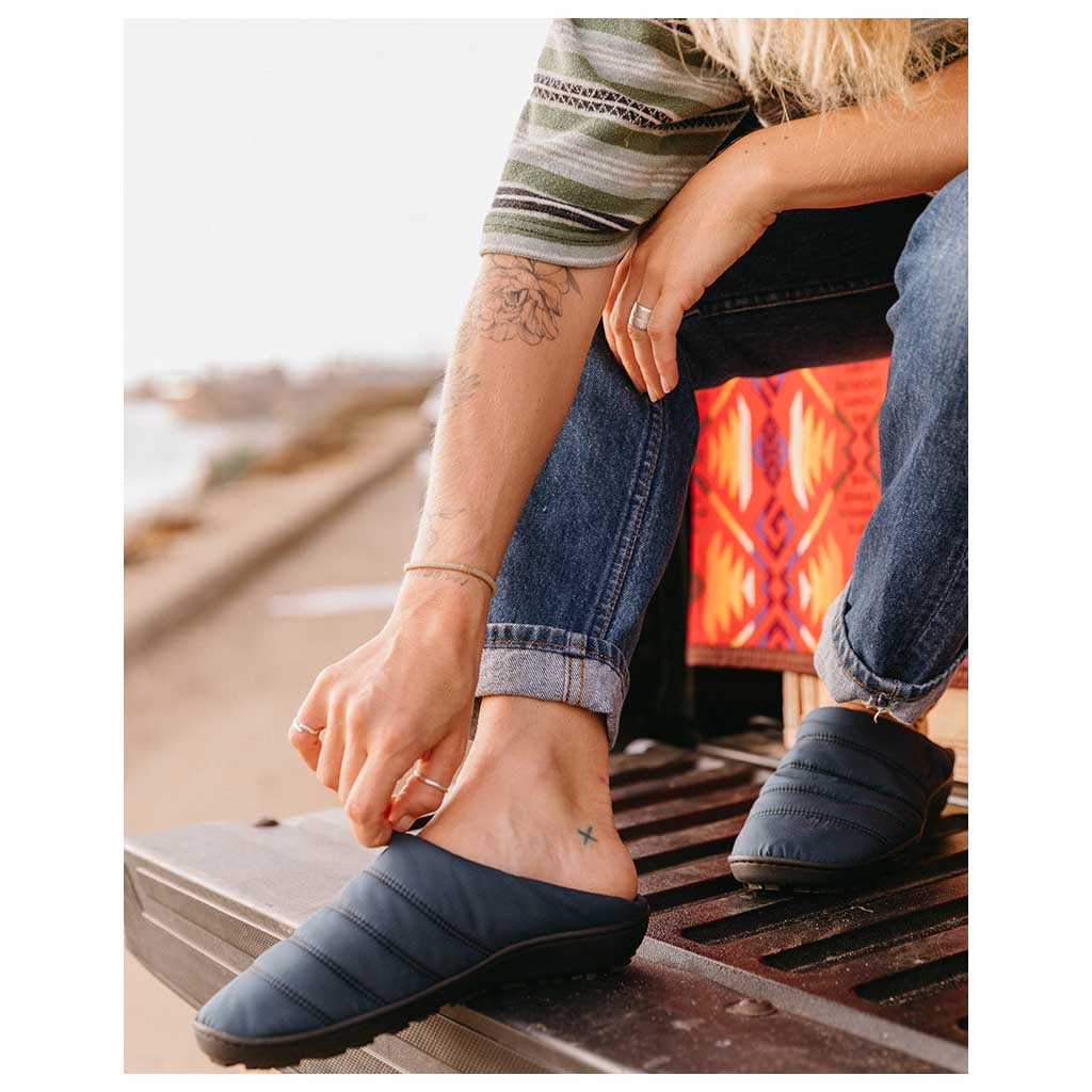 Voited Soul Slipper Camping Slippers Ocean Navy WildBounds UK