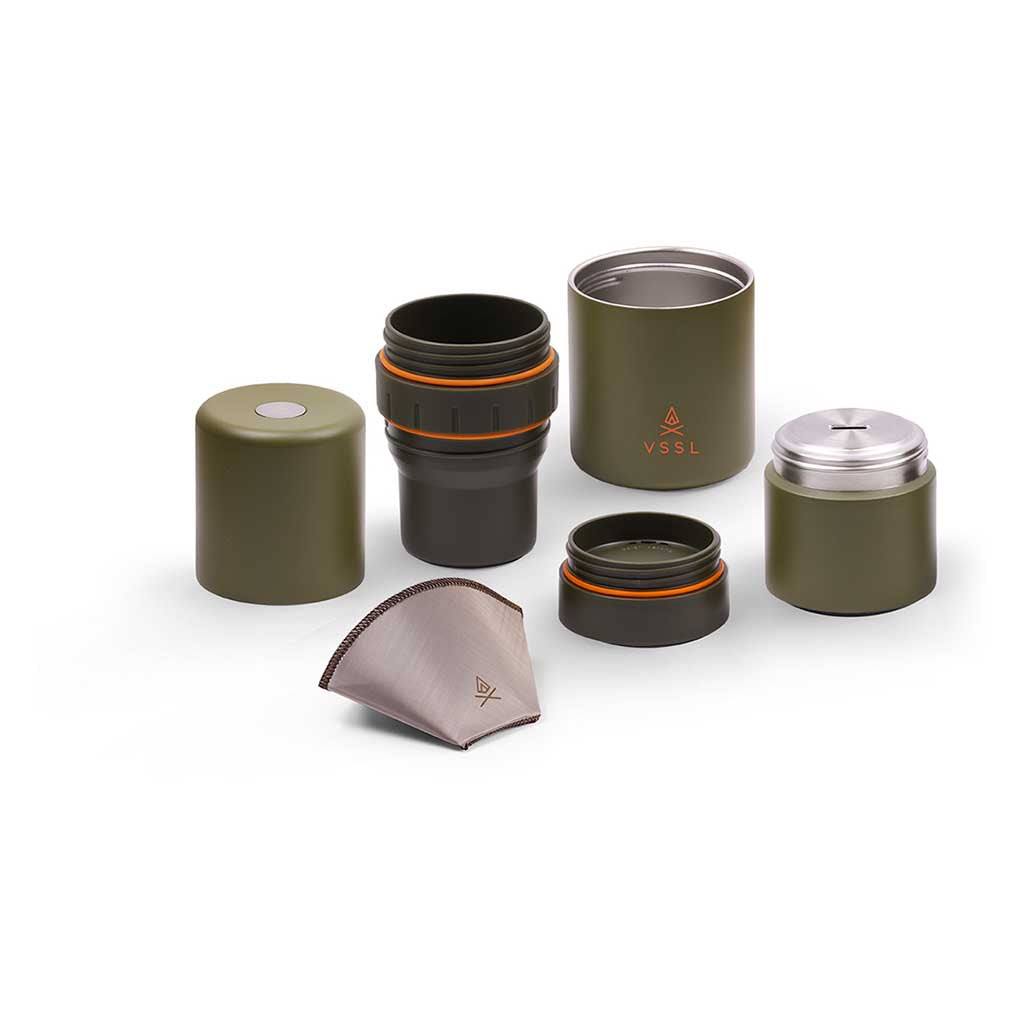 Nest Pour-Over Kit VSSL B144301-000 Coffee Makers One Size / Deep Moss