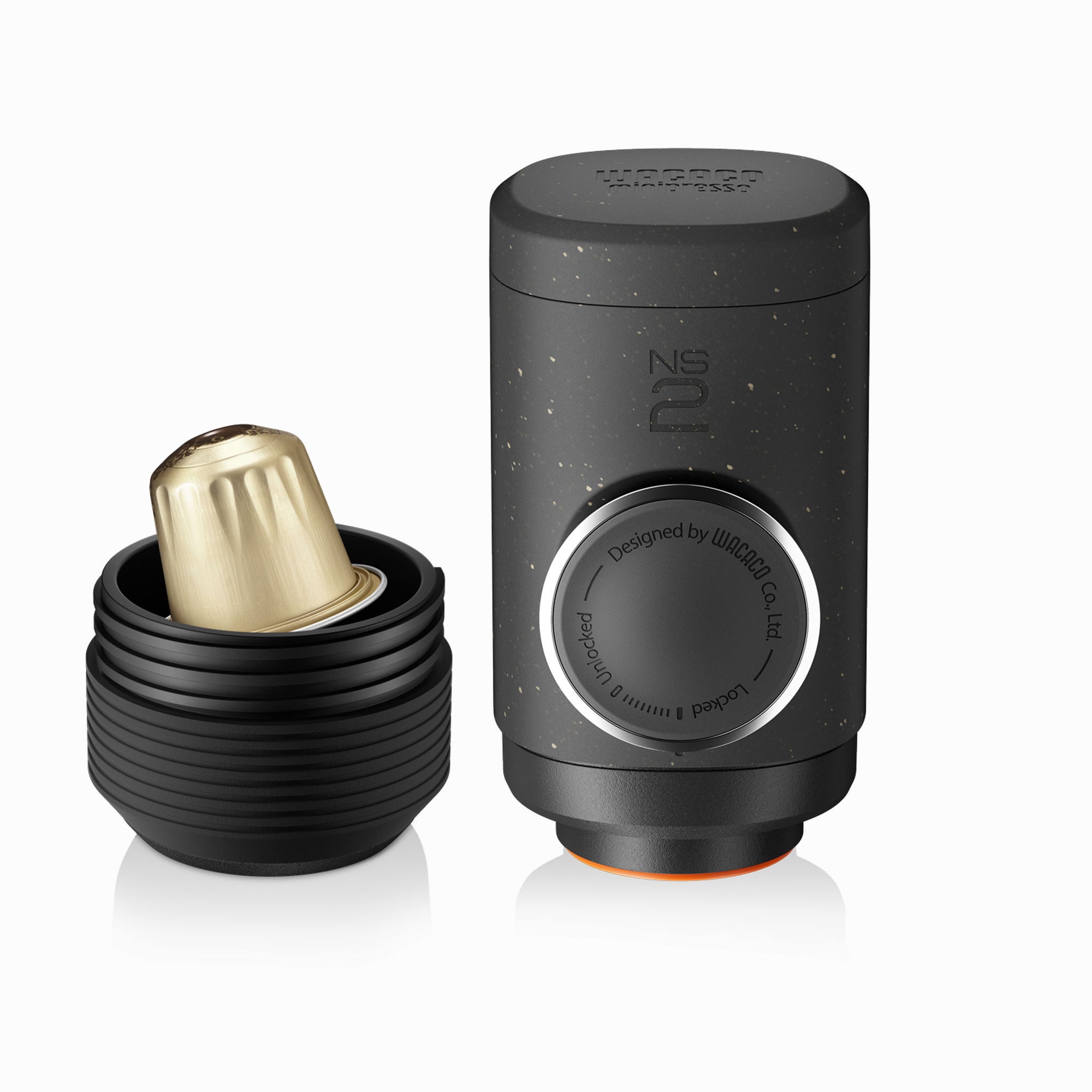 Wacaco | Minipresso NS2 | Portable Espresso Maker | Coal Black