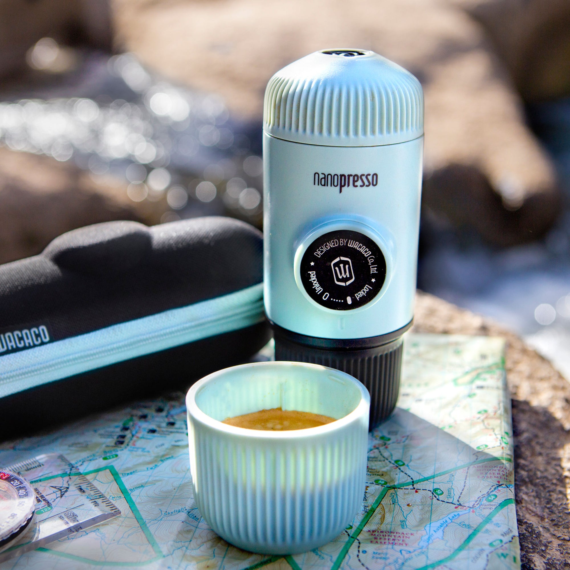 Wacaco | Nanopresso | Portable Coffee Maker | Grey | WildBounds