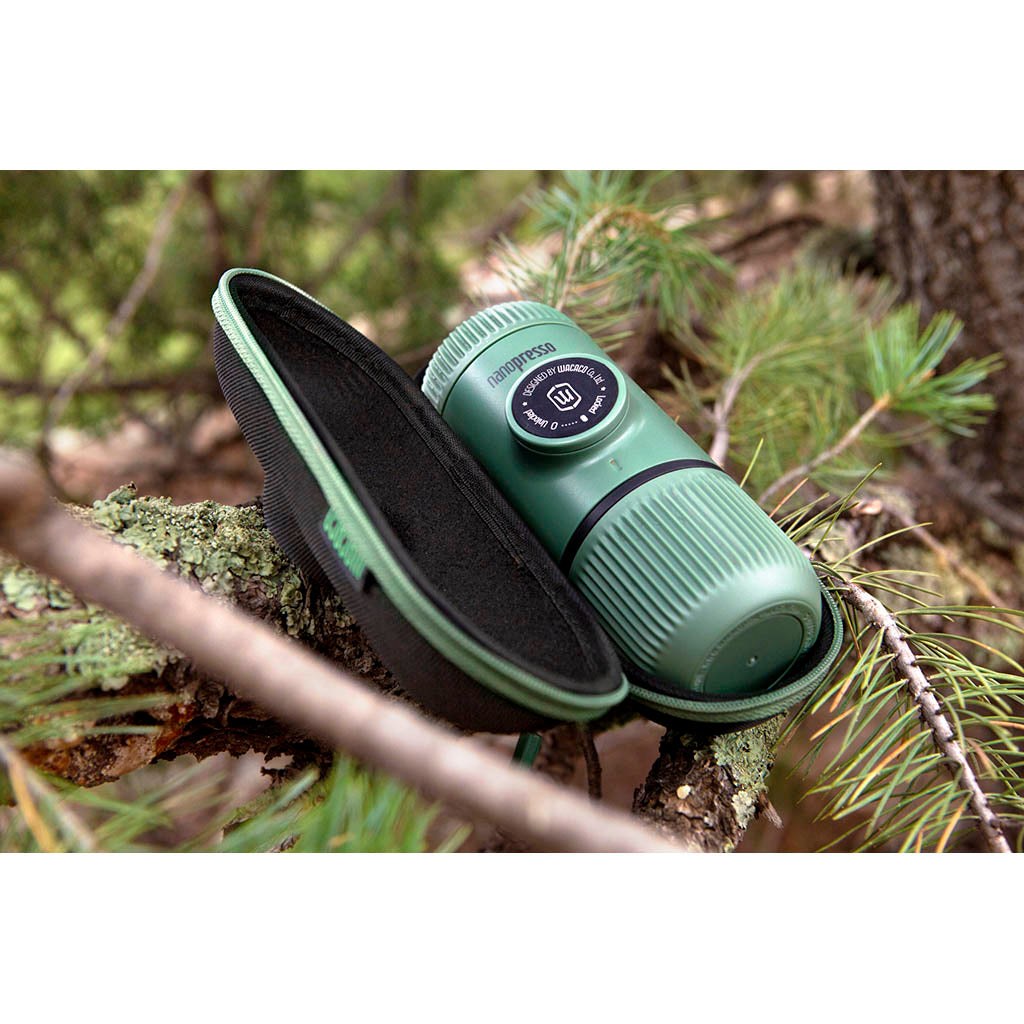 Nanopresso Elements w/ Case Wacaco NANOELMG-20 Coffee Makers One Size / Moss Green