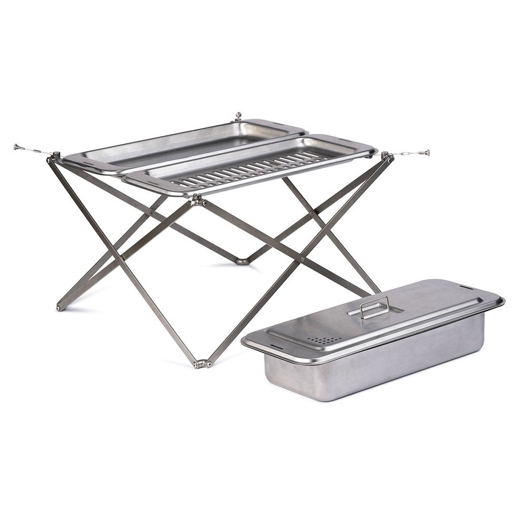 Grill &amp; Cook Set Combo Wolf and Grizzly WG-GCS BBQs One Size / Stainless Steel