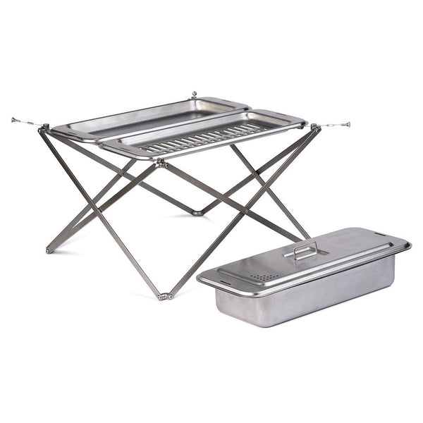 Grill & Cook Set Combo Wolf and Grizzly WG-GCS BBQs One Size / Stainless Steel