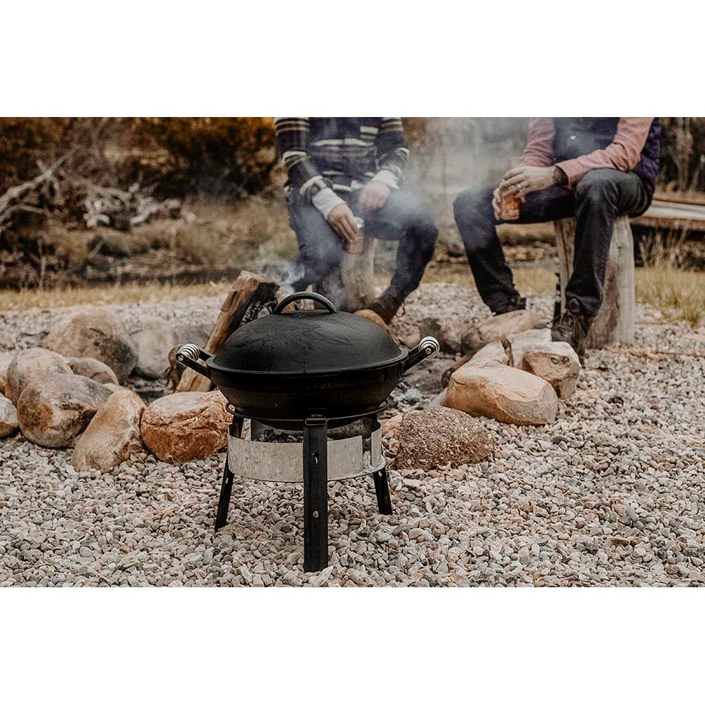 All-in-One Cast Iron Grill Barebones Living CKW-312 Pots & Pans One Size / Black