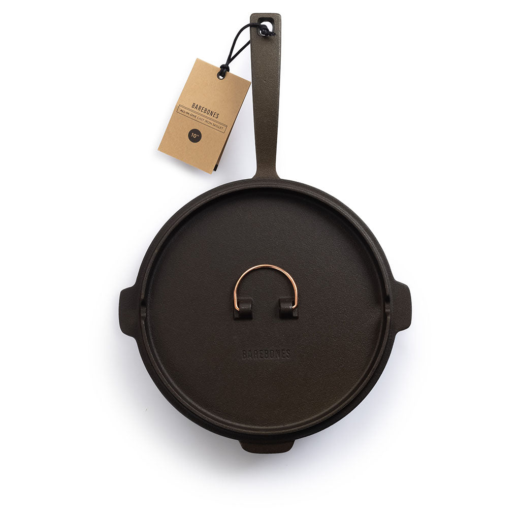 All-in-One Cast Iron Skillet | 10-inch Barebones Living CKW-317 Pots & Pans One Size / Black