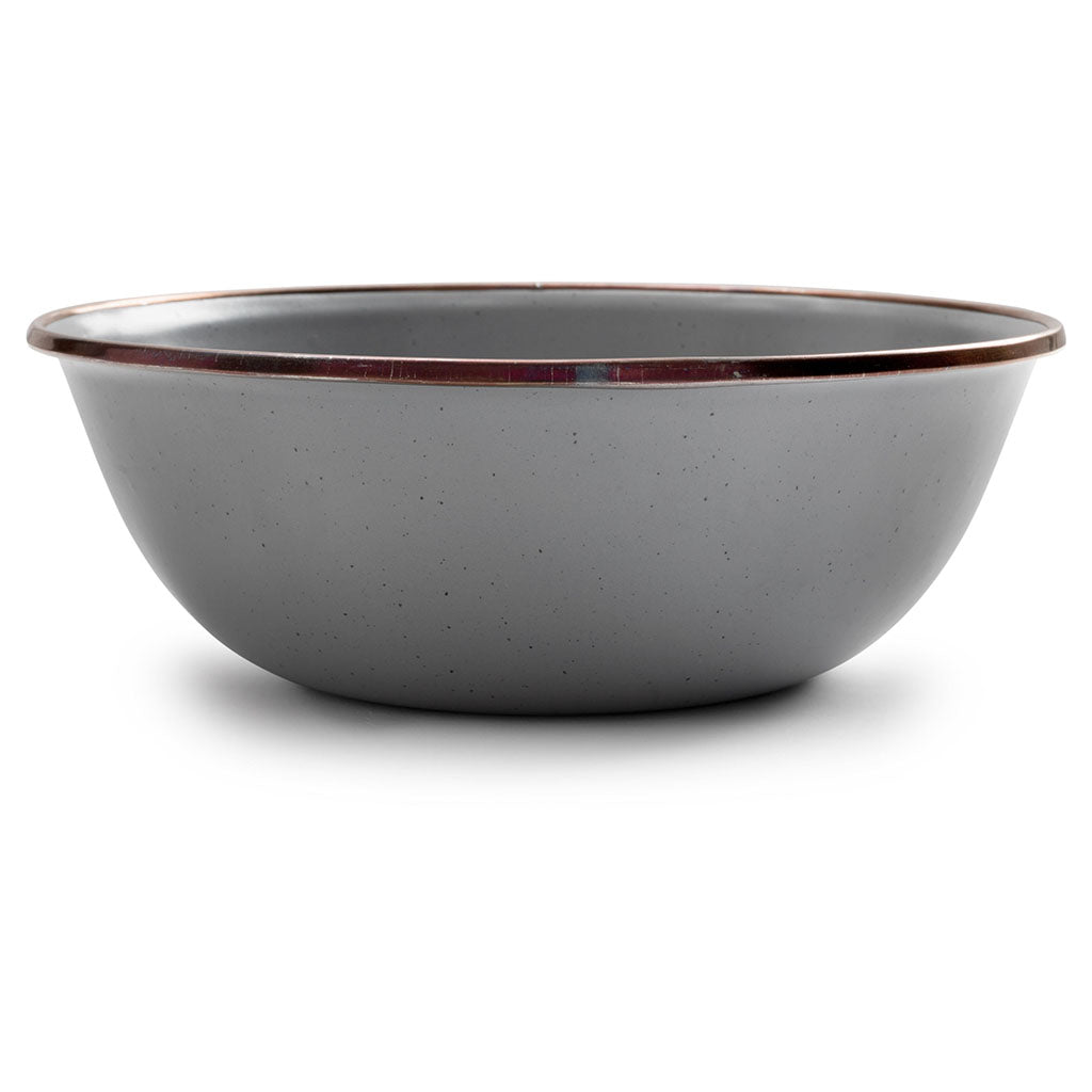 Enamel Bowls | Set of 2 Barebones Living CKW-357 Bowls One Size / Slate Grey