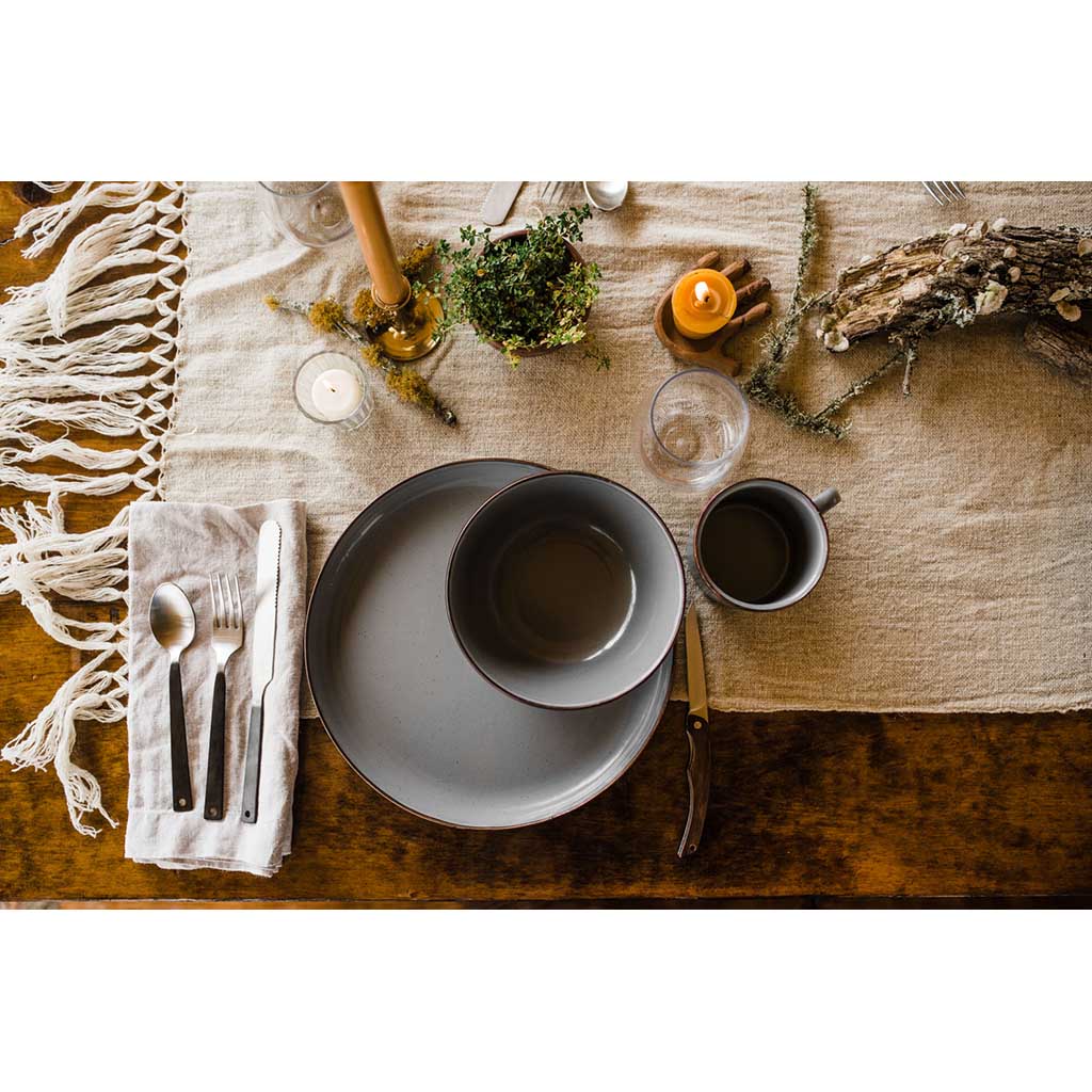 Enamel Bowls | Set of 2 Barebones Living CKW-357 Bowls One Size / Slate Grey