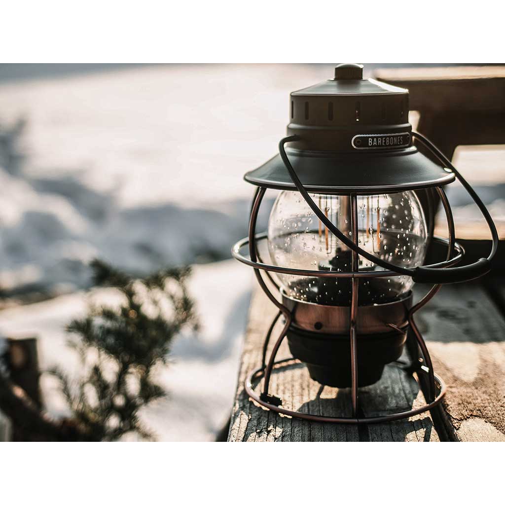 Railroad Lantern Barebones Living LIV-280 Lanterns One Size / Antique Bronze