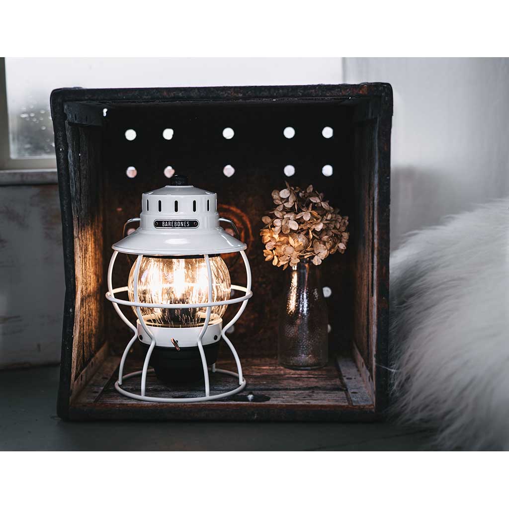 Railroad Lantern Barebones Living LIV-180 Lanterns One Size / Vintage White