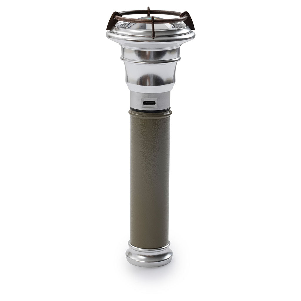 Barebones Living | Vintage Flashlight | Retro Torch | Olive Drab ...