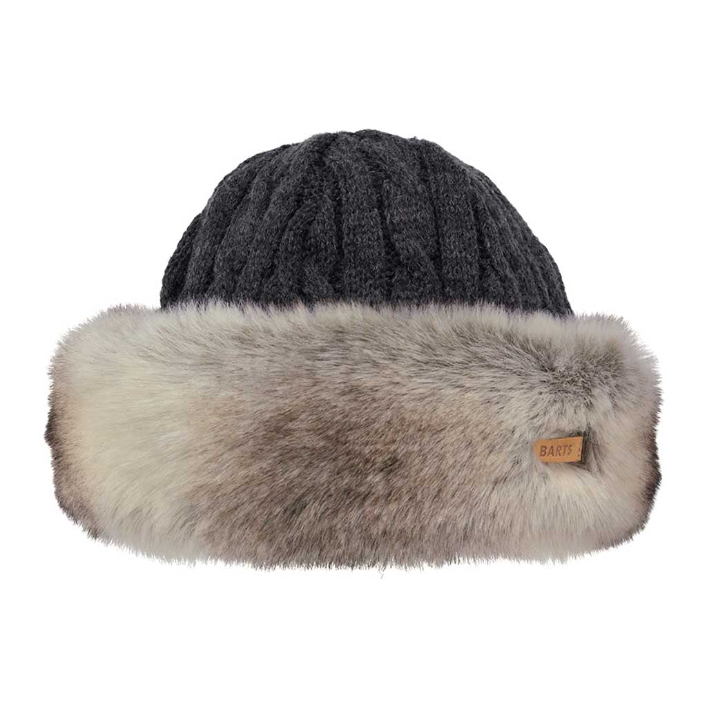 Fur Cable Bandhat BARTS 1630009 Caps &amp; Hats One Size / Heather Brown