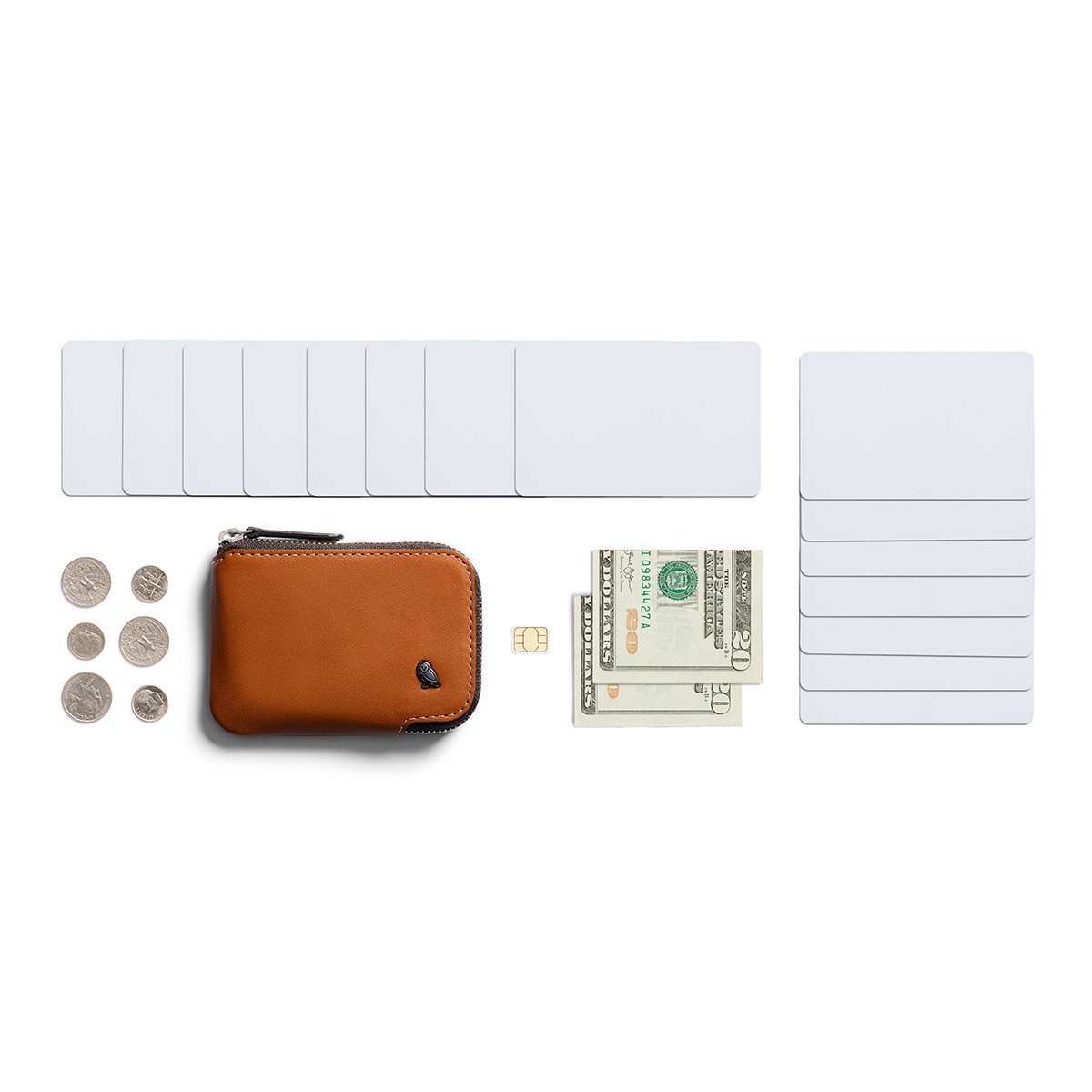Card Pocket Bellroy WCPA-CAR-101 Card Holders One Size / Caramel