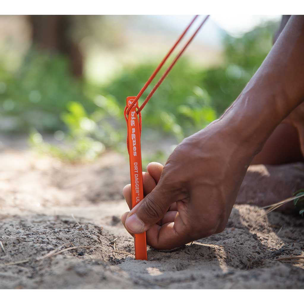 Big Agnes | Dirt Dagger UL 10” Tent Stakes | Pack of 6 | Tent Pegs