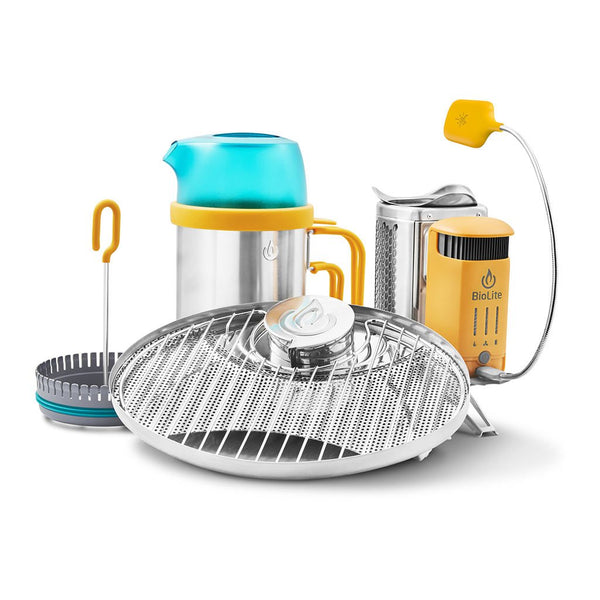 BioLite Campstove 2 Complete Cook Kit BioLite BNA0100 Camping Stoves One Size / Silver / Yellow